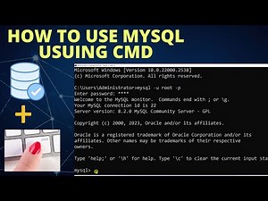 How to Open MySQL though Command Line Interface - MySQL using Command Line interface