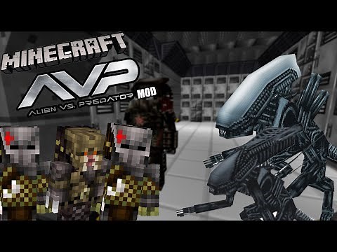 Minecraft ALIEN VS PREDATOR MOD 1.12.2 | ALIENS, GUNS, PREDATORS & LOADS MORE!! (showcase)