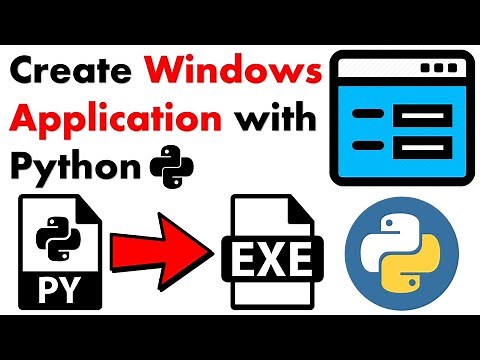 How to Create Windows Application with python | Create exe using pyinstaller | py to exe