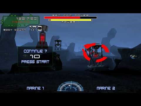 Aliens: Extermination (2006) Arcade Teknoparrot Sci-Fi Light Gun Shooter Retro Game Session