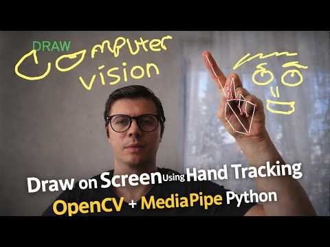 Draw on Screen Using Hand Tracking | OpenCV + MediaPipe Python