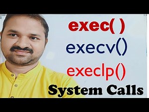 exec( ) System Call || execv( ) & execlp( ) System Calls | OS lab || Process Management