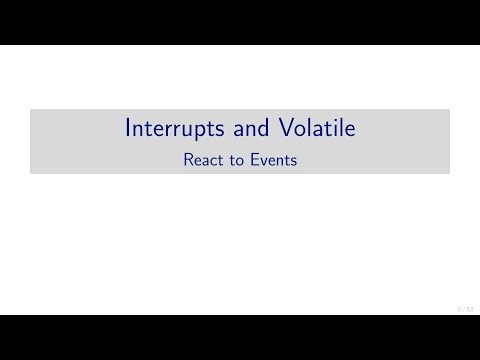 Interrupts: Event-Driven Programming in ATmega Microcontrollers