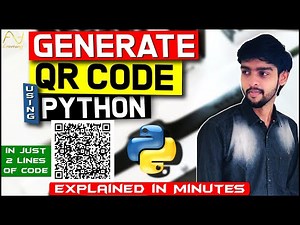 Generate QR code using Python | PyQRCode in just 2 lines | Explained in Minutes | ASA Learning