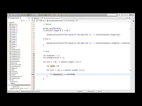 Mean Median Mode in Java