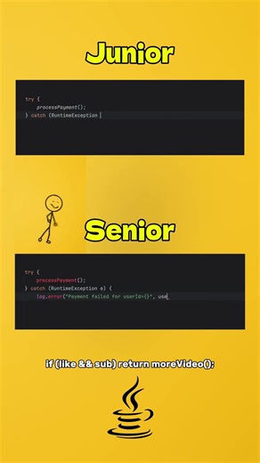 Junior vs Senior - Java Developer 🧠