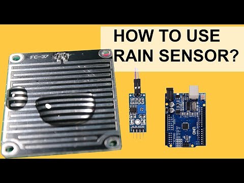 How to use Rain sensor with arduino tutorial