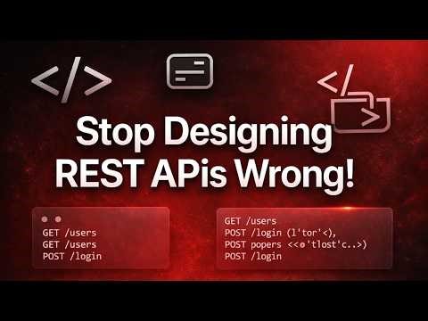 Stop Designing REST APIs Wrong!
