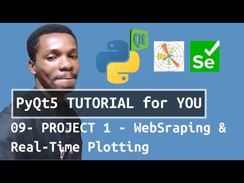 PyQt5 Tutorial #9 - Web Scrapping & Real-Time Plotting| Selenium | Maplotlib | Yahoo! Finance