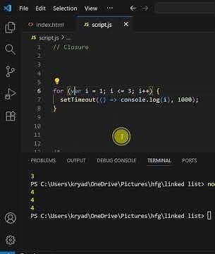 Closures in JavaScript with example | Interview Question | js