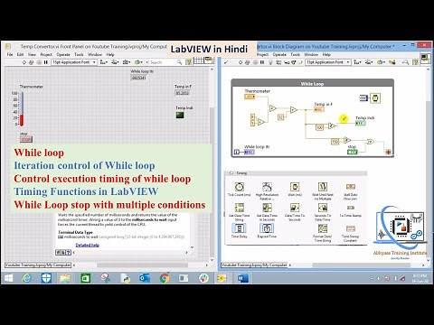 P7 - While loop condition and iteration control in LabVIEW | Control Execution Timing of While loop