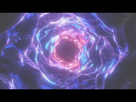 Abstract Sci-Fi Portal Futuristic Trippy Endless Tunnel Alien Cave 4K Fast TikTok Trend Background