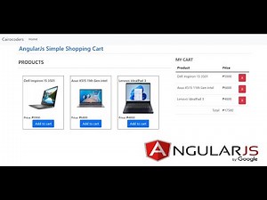 AngularJs Simple Shopping Cart