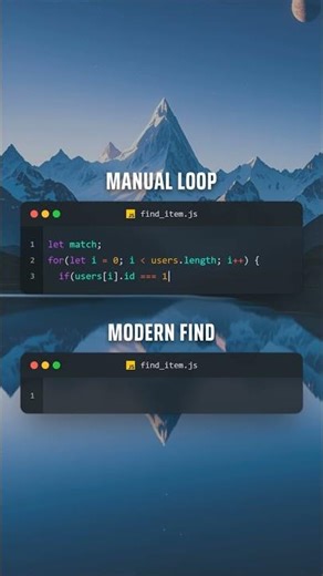 Stop Using Manual Loops in JavaScript! 🚀 #javascript #coding #webdev
