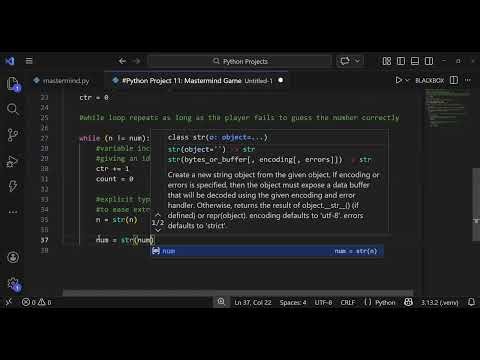 (11) Python Project: Mastermind Game in Python