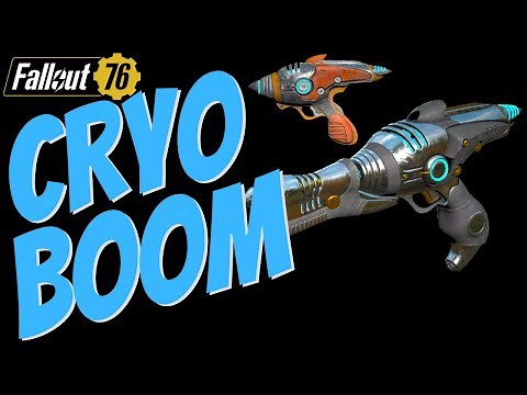 Fallout 76 - Fun With A Cryo Explosive Alien Blaster