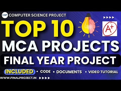 Top 10 MCA Projects Ideas with source Code and Documents ❤️ Project for MCA Final Year Students