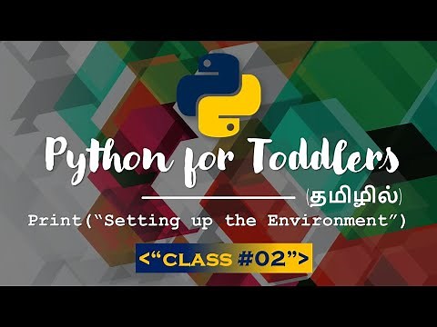 Learn Python Programming in TAMIL | IDE for Python Programming | [TAMIL]