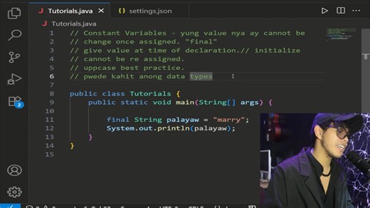 CONSTANT VARIABLES IN JAVA LESSON 06/100 #coding #programming #BSIT #BSCS #ICT #BSIS | Doji Creates