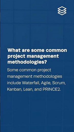 What are some common project management methodologies?