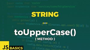 Notions de base de Javascript · String · toUpperCase() (méthode)
