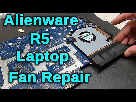 Alienware 17 R5 Laptop Fan Repair Step by Step