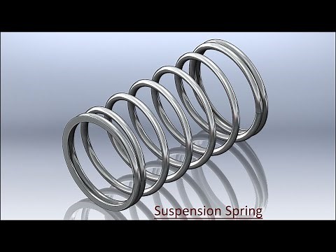 Suspension Spring || SolidWorks Tutorial