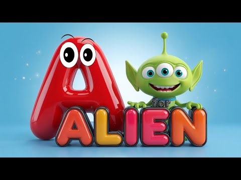 ABC Song for Kids | A for Alien 👽| Alphabet A–Z | ABC Song for Toddlers 👶| एबीसीडी | learn abc #kids