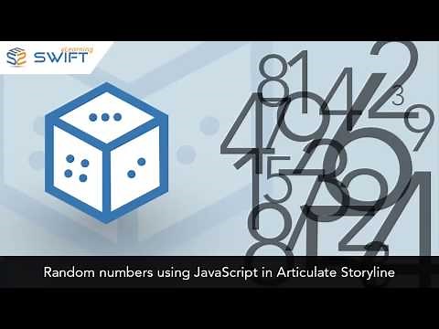 How to Create Random Numbers in Articulate Storyline 3 using JavaScript