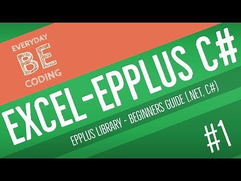 How to Create Excel Spreadsheet File using EPPlus .NET Library (C#) [English] - PART 1
