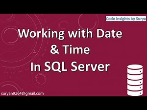 Mastering Date and Time in SQL | Functions, Formatting & Best Practices