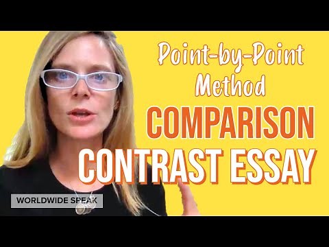 Point by Point Method | Comparison Contrast Essay | English Writing Skills