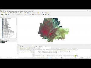 Google Earth Engine | Landsat data visualization | QGIS Plugin