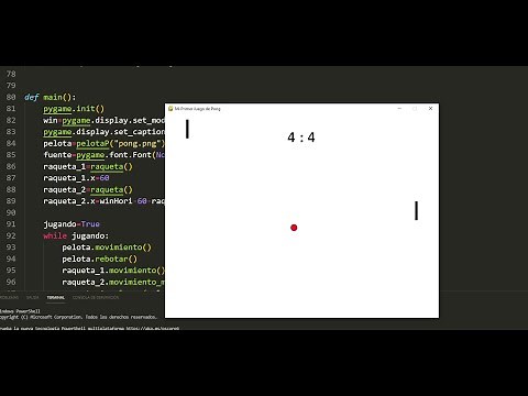 Juego de Pong con Pygame en Python (Paso a Paso)