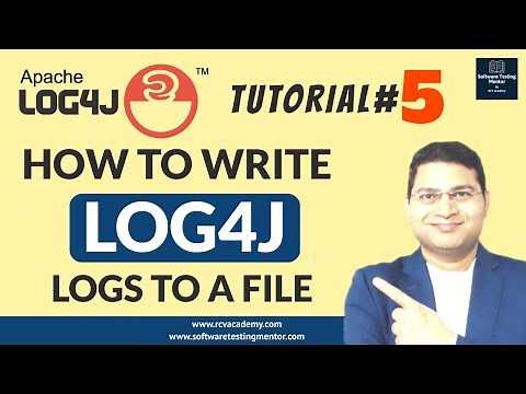 Log4j Tutorial #5 - How to write Log4j Logs to a File