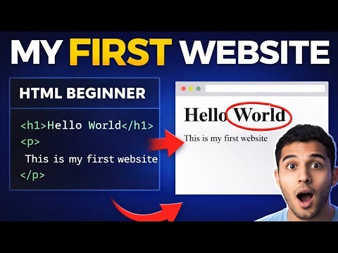 HTML Tutorial for Beginners – Build Your First Website (v1)