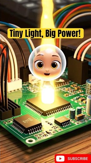 I Am Luma 💡 | The RGB LED Electronics Animation Story #shorts #aianimation