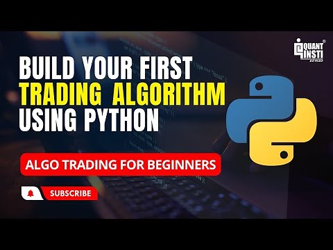 Algorithmic Trading Tutorial Python | Algo Trading for Beginners | Build Your First Trading Algo