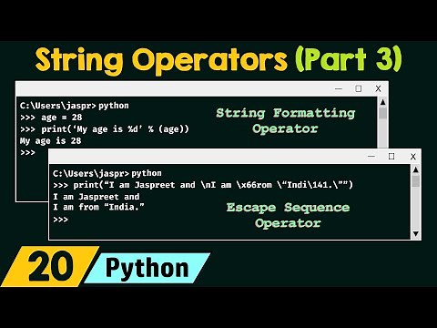 String Operators in Python (Part 3)