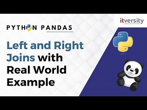 Pandas Left & Right Joins with Real-World Example | Python Pandas Tutorial for Data Engineering
