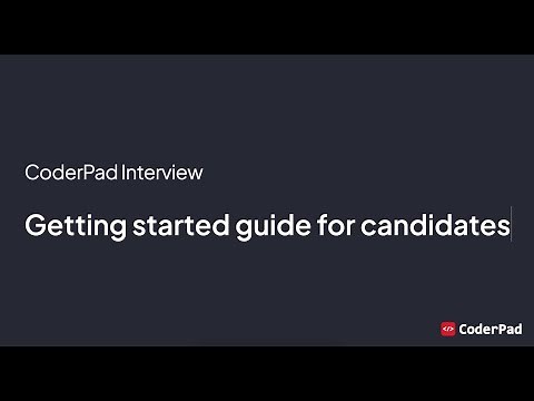 CoderPad Interview: Candidate's Guide