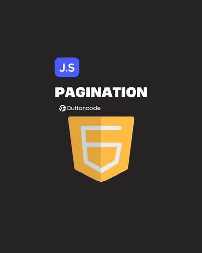 Create Pagination | HTML, CSS & JavaScript Tutorial 🔥