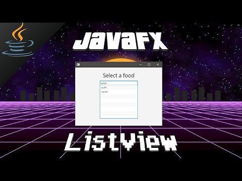 JavaFX ListView 🧾