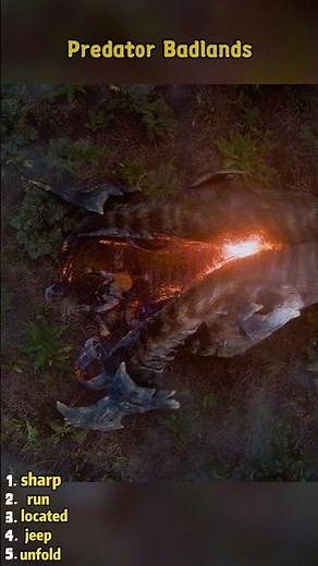 Predator Hunts an Alien Bull