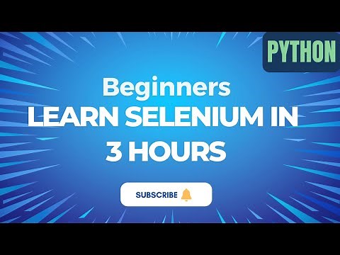 Learn Selenium with Python | Step-by-Step tutorial for beginners