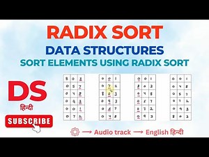 Radix Sort | Sort Elements using Radix Sort | Numerical with Example | Data Structure