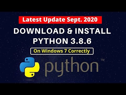 How to Download and Install Python 3.8.6 on Windows 7 - Explaining the Python Setup Failed Error