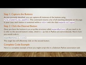 How to Click on the Second Button in Selenium Python with Ease