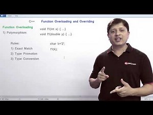 Live Class Function Overloading and Overriding | MySirG.com