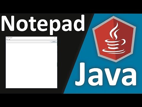 Java Tutorial How To Make Notepad Using Netbeans and Java